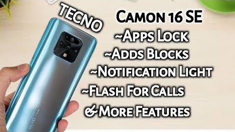 Tecno Camon 16 SE Features| Hidden Tips & Tricks|Simple & General Setting|Apps lock| Notification