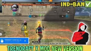 TRENDAFT X MODE MENU NEW UPDATE VIRTION😎OP WARK☠️#panel #freefire 