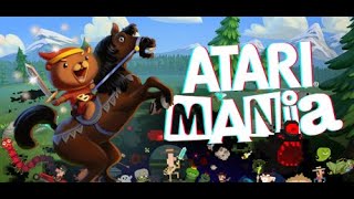 Atari Mania #1 remix all the old atari titles into micro-games to a fun little story