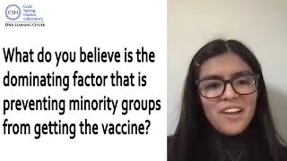 Students Talk Science — COVID-19: Factors preventing minority groups from accessing the vaccine