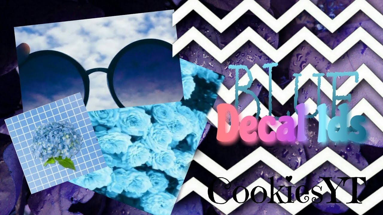 Blue Aesthetic Roblox Decal Ids Cookiesyt Youtube - roblox blue aesthetic decal ids