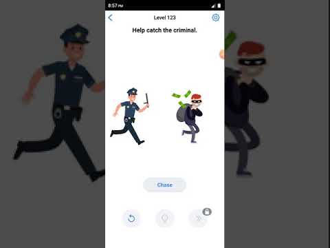 Easy game level 123 Help catch the criminal walkthrough
