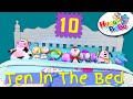 Ten In The Bed | Nursery Rhymes | By HuggyBoBo