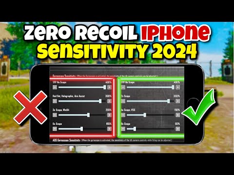 Pubg mobile sensitivity settings iPhone✅best tutorial to make zero recoil sensitivity🔥
