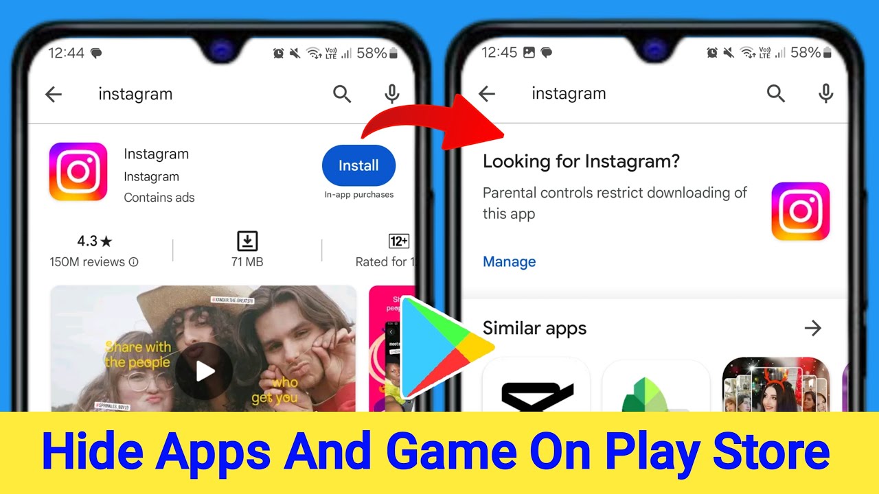 How to Hide Apps And Game On Play Store 2024 | Hide Play Store Apps And ...