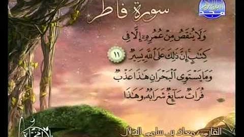 التلاوات المختارة | معاذ الدلال - سورة فاطر ( 1 / 2 )