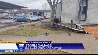 Severe weather left significant damage in areas of Oroville