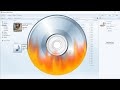 Burn a music cd with windows media player