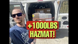 OVER 1 000 POUNDS Hazmat Cargo Van load CDL A Hazmat expediting