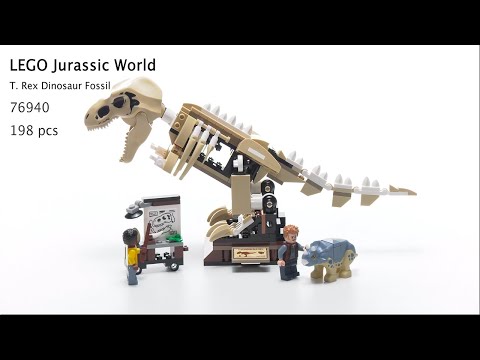 LEGO Jurassic World T. rex Dinosaur Fossil Exhibition 76940 