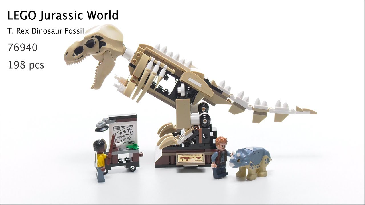 LEGO Jurassic World T. rex Dinosaur Fossil Exhibition 76940 Building Kit  SKU: 9728235 