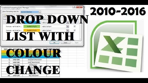 Excel Magic Trick || Change color a Row in excel || Conditional formatting