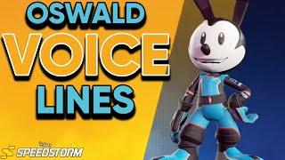 Oswald All Voice Lines | Disney Speedstorm