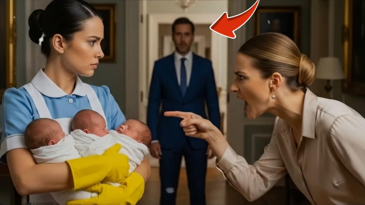 Miljonair verstopte zich om zijn verloofde met drieling te testen...werkneemster deed het ondenkbare