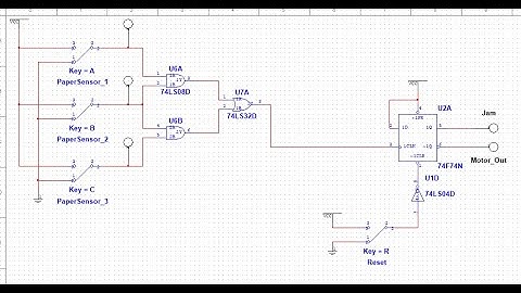 DL: Activity 4.1.1 Copier Jam Detector - Multisim