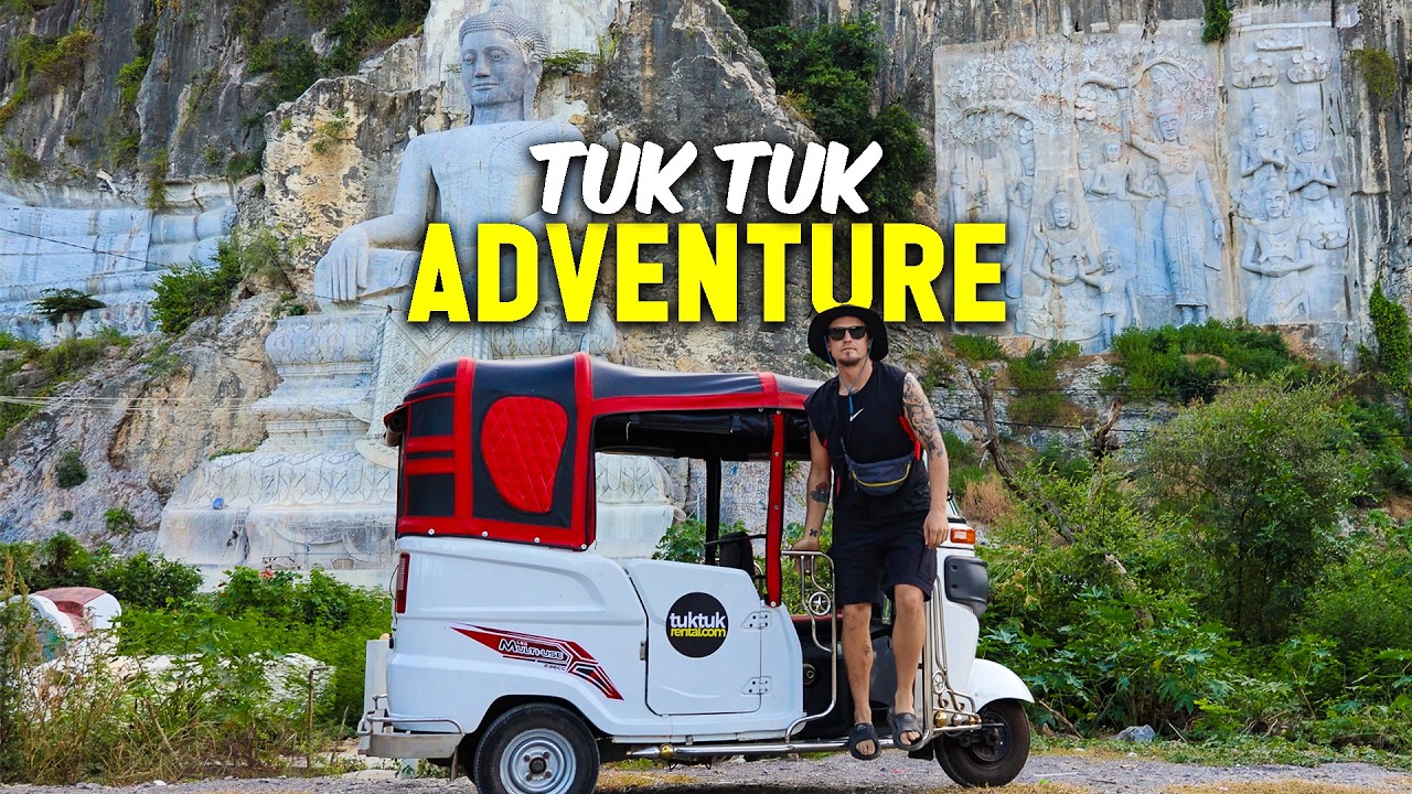 Driving a Tuk Tuk Across Cambodia 🇰🇭 Adventure Begins Now