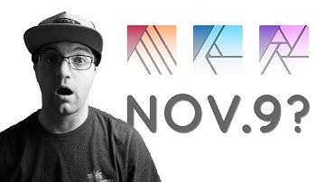 What is happening with Affinity on Nov 9!?