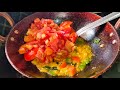 Simple tomato onion kura  tomato curry  yadav food factory