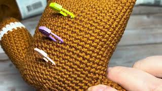 Gingerbread Man EASY tutorial - Final #christmas #gingerbreadman #beginnerfriendly #easytutorial