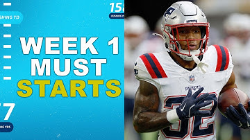 Week 1 MUST Starts in Fantasy Football