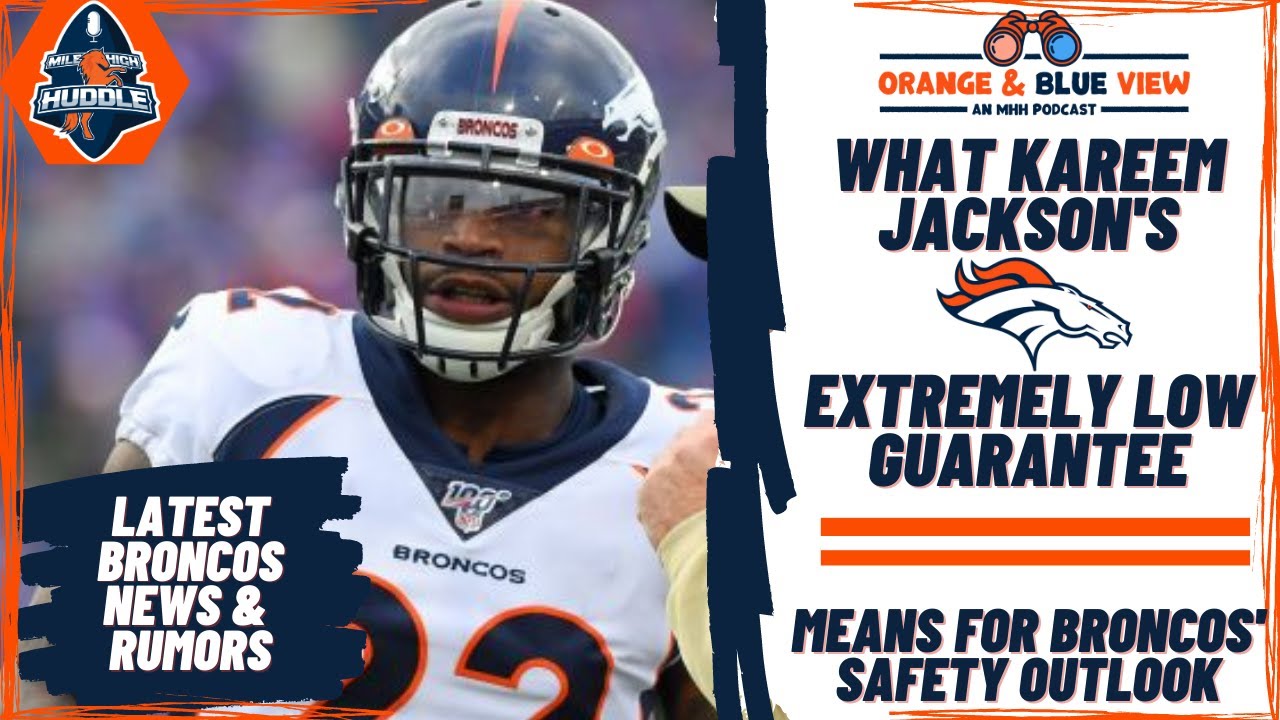 What Kareem Jackson's Unique Contract Means for Broncos Safeties