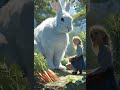 The Talking White Rabbit and the Old Woman – A Heartwarming Magical Friendship #ai #shortsfeed
