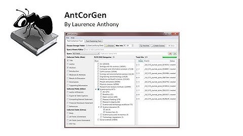 AntConGen  - Getting Started