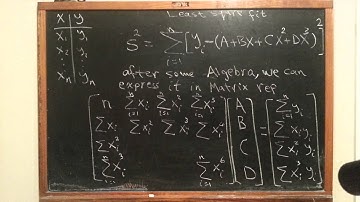 matlab least square fit