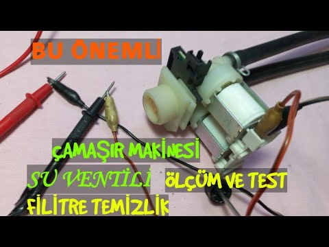 Video: Su temini için çamaşır makinesi solenoid valfi: kontrol, onarım, değiştirme