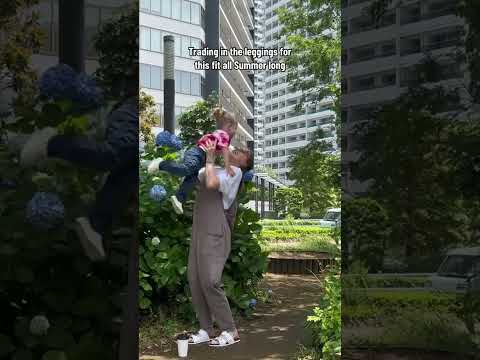 Its about to be a comfy mom summer in Japan.. because boyyyyyy its hot AF already #comfymomstyle