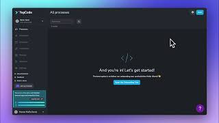 Create your first process, the Hello World | YepCode Video Pills