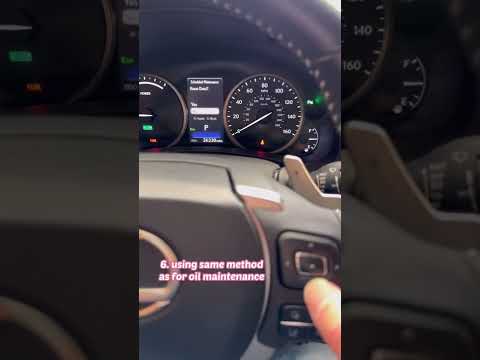 Lexus NX300h Maintenance light reset 🔥
