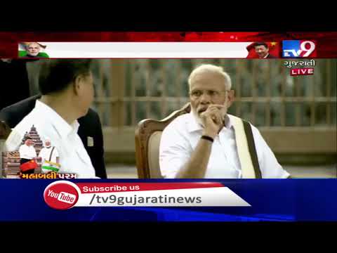 Tamil Nadu: PM Modi with Chinese President Xi Jinping at Panch Rathas in Mahabalipuram| TV9