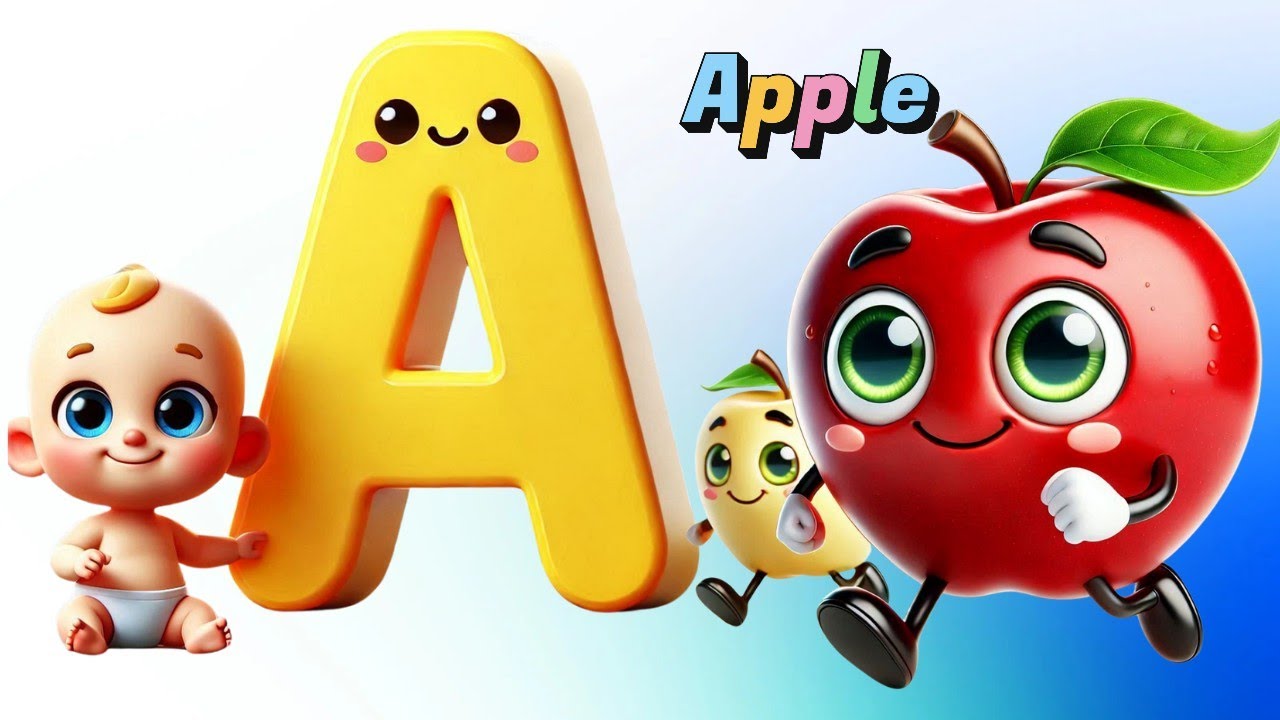 ABC Phonics Song for Kids | Fun Alphabet Learning | A for Apple + More ...