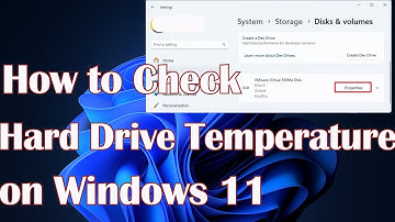 How to Check Hard Drive Temperature in Windows 11