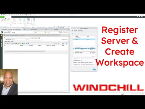 PTC Windchill - Register Server and Create Workspace | CAD Data Management