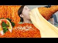 [Mukbang ASMR] 대왕 닭다리 🍗 치킨 & 초대형 치즈 퐁듀 🧀 네가지맛 치즈 불닭볶음면 까지! Giant Chicken & Cheese Fondue Ssoyoung
