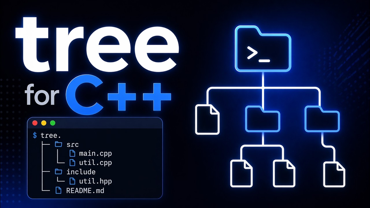 Let’s Rebuild the tree Command in Modern C++ - YouTube