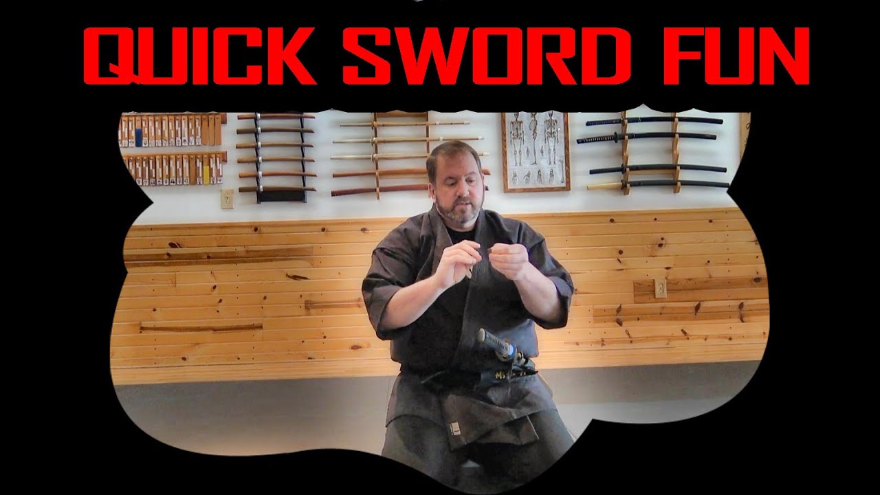 Practice Razer Sword Sword Practice fun drills to do at home - YouTube