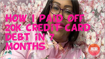 HOW I PAID OFF 20K CREDIT CARD DEBT IN 7 MONTHS | DEBT FREE JOURNEY | Margaret Doherty TV