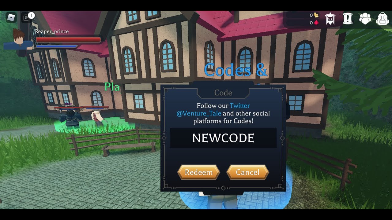 Roblox venture tale codes