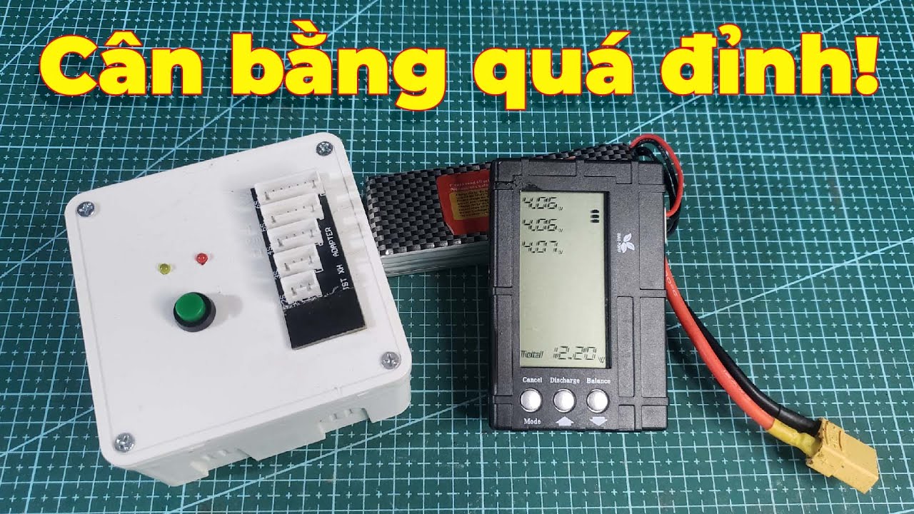 Ai mê pin Lithium nên có chiếc máy cân bằng pin này!?
