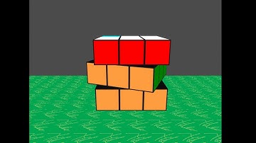Game Maker: Studio 2.0 Rubiks Cube 1.00 speed per rotation z-layer test