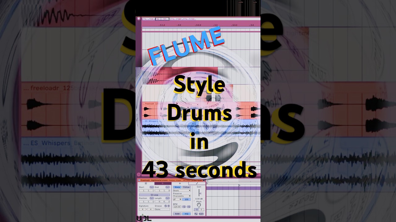 FLUME-Style Drums in 43 Seconds