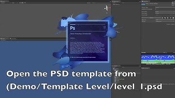FastGUI - Feature highlight 1.2 - Using Photoshop as Level Editor