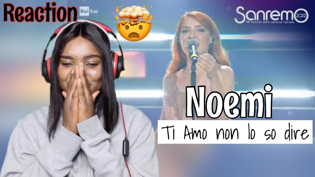 Sanremo 2022 Noemi “𝐓𝐢 𝐚𝐦𝐨 𝐧𝐨𝐧 𝐥𝐨 𝐬𝐨 𝐝𝐢𝐫𝐞” REACTION