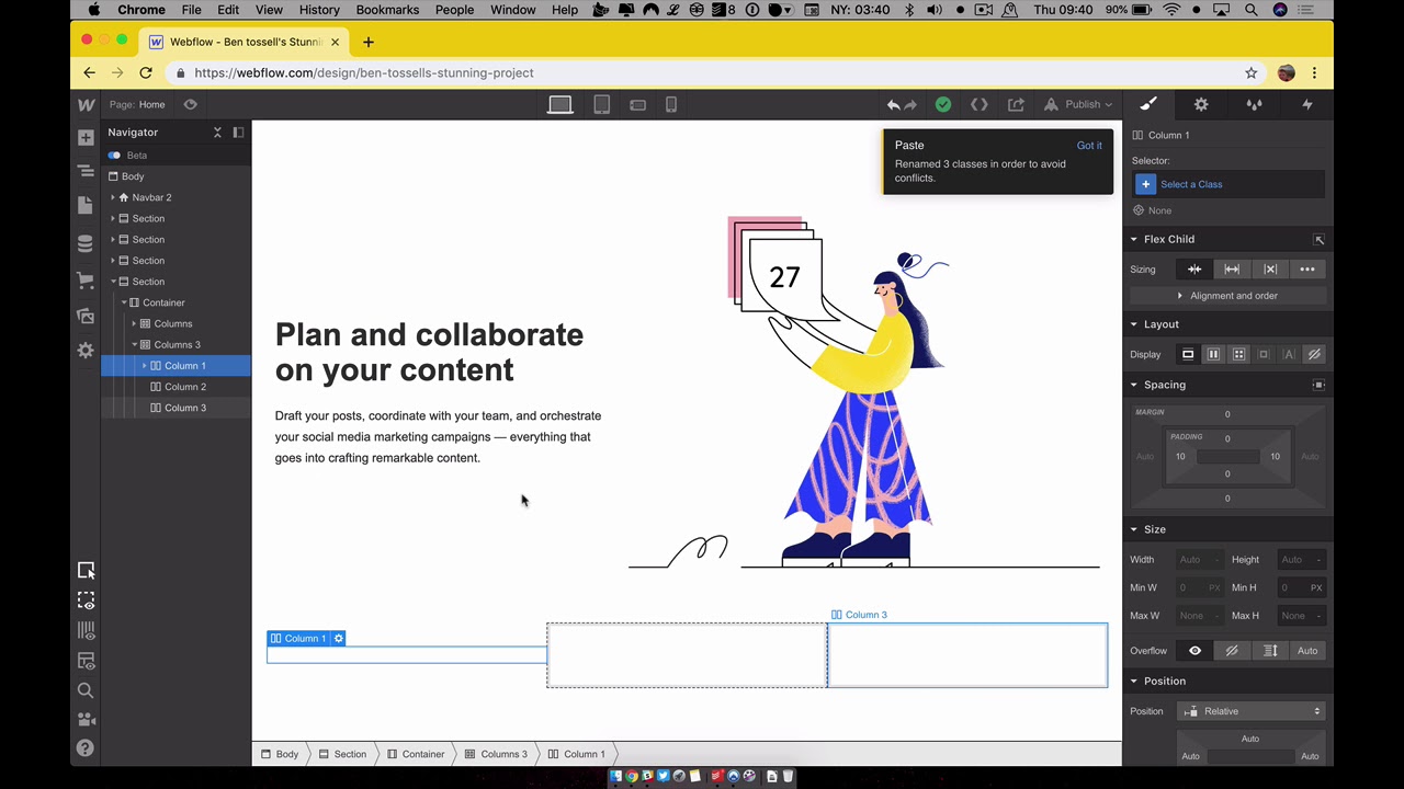 SaaS website tutorial (Part 5) no-code with Webflow - YouTube