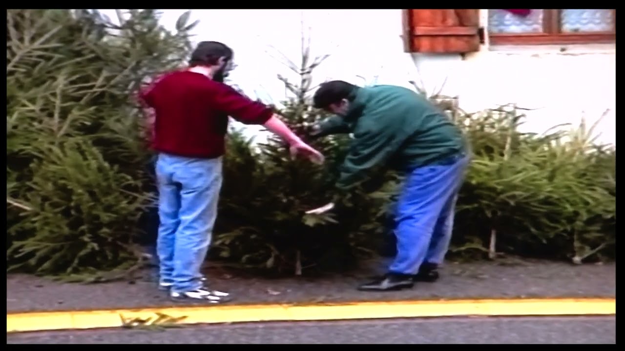 Vente de sapins chez les scouts - Décembre 1994