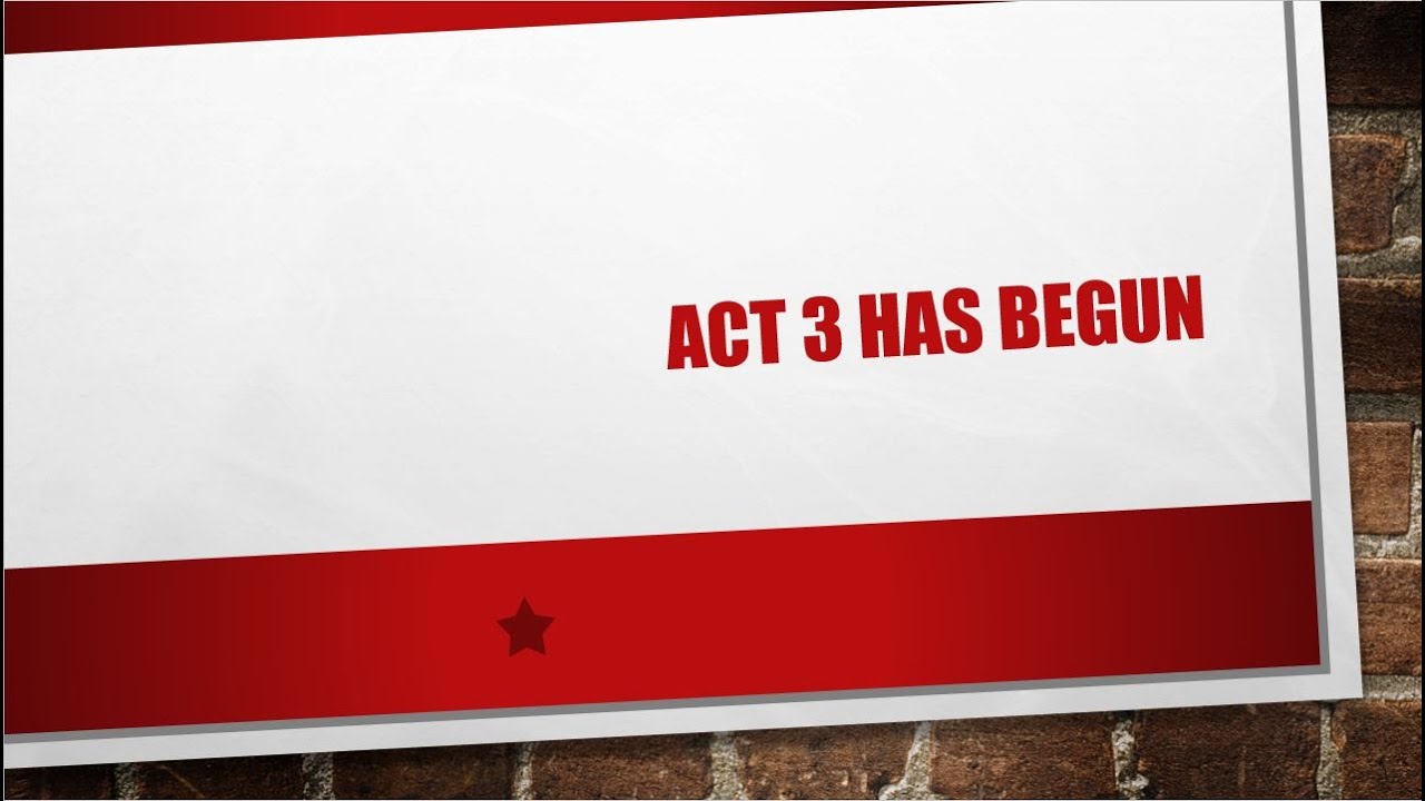 MURDER AT THE FAMILY REUNION - Act 3