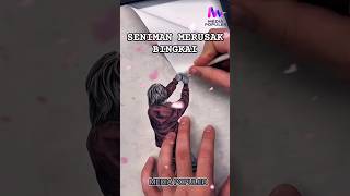 Kamu Gak Percaya Pelukis Merusak Bingkainya seniman lukis pelukis